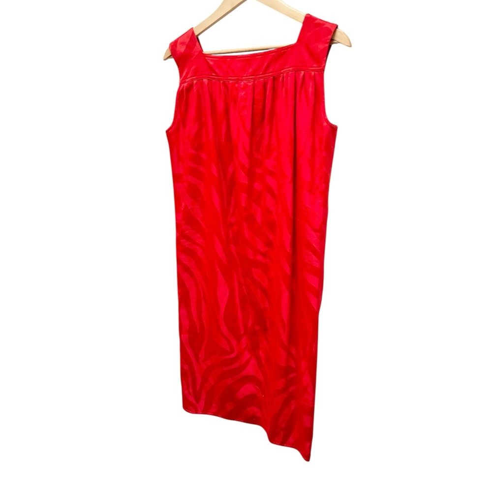 Valentino Boutique Vintage '80s Red Buttoned Shift Dress - Picture 9 of 14